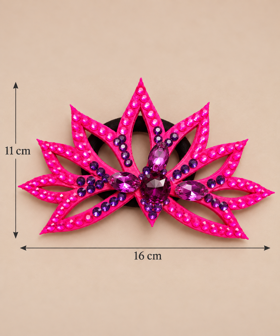 Fuchsia Flame Crown