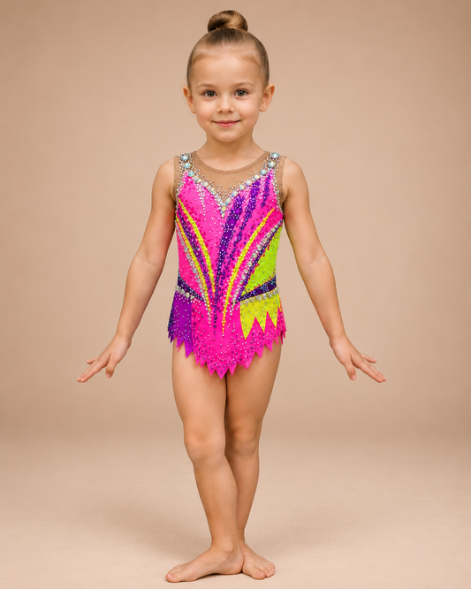 Neon Bloom Leotard