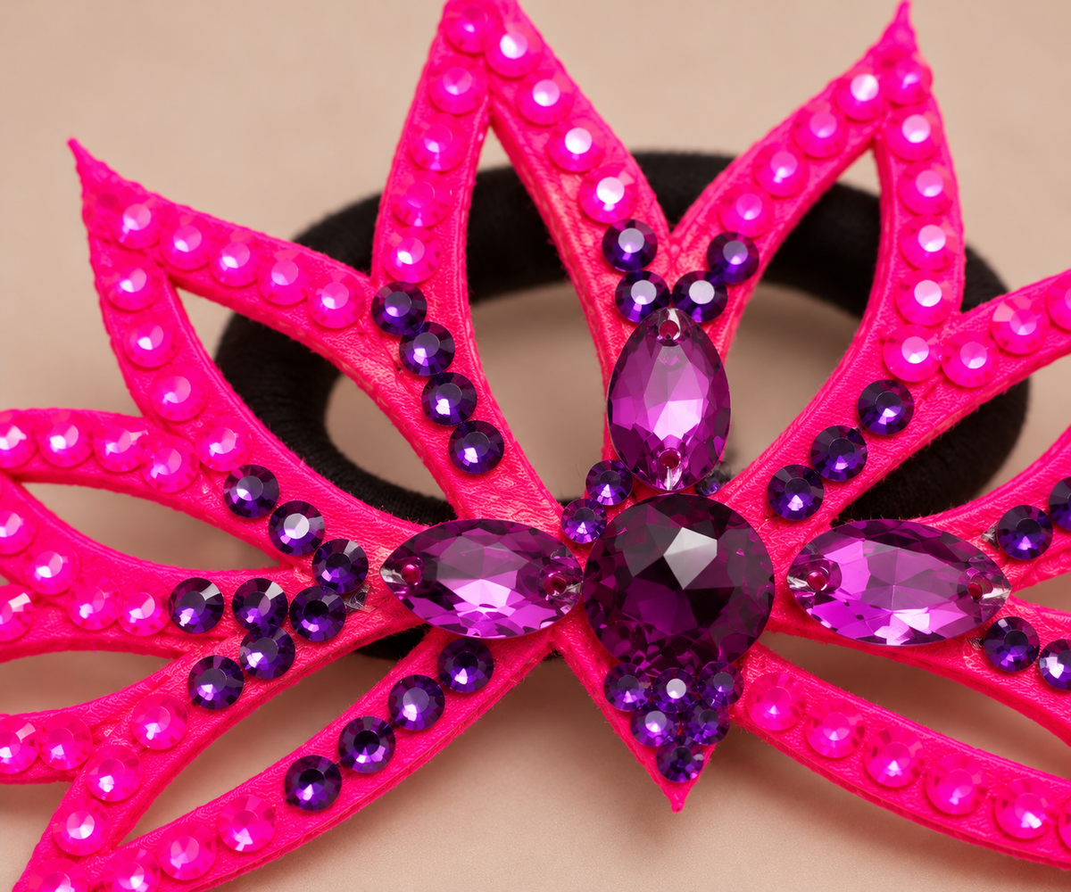 Fuchsia Flame Crown